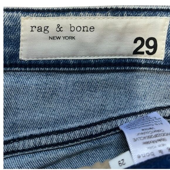 NWT Rag & Bone | Nina High Rise Skinny in Venus Stretch Denim Jeans 24 - Picture 9 of 15
